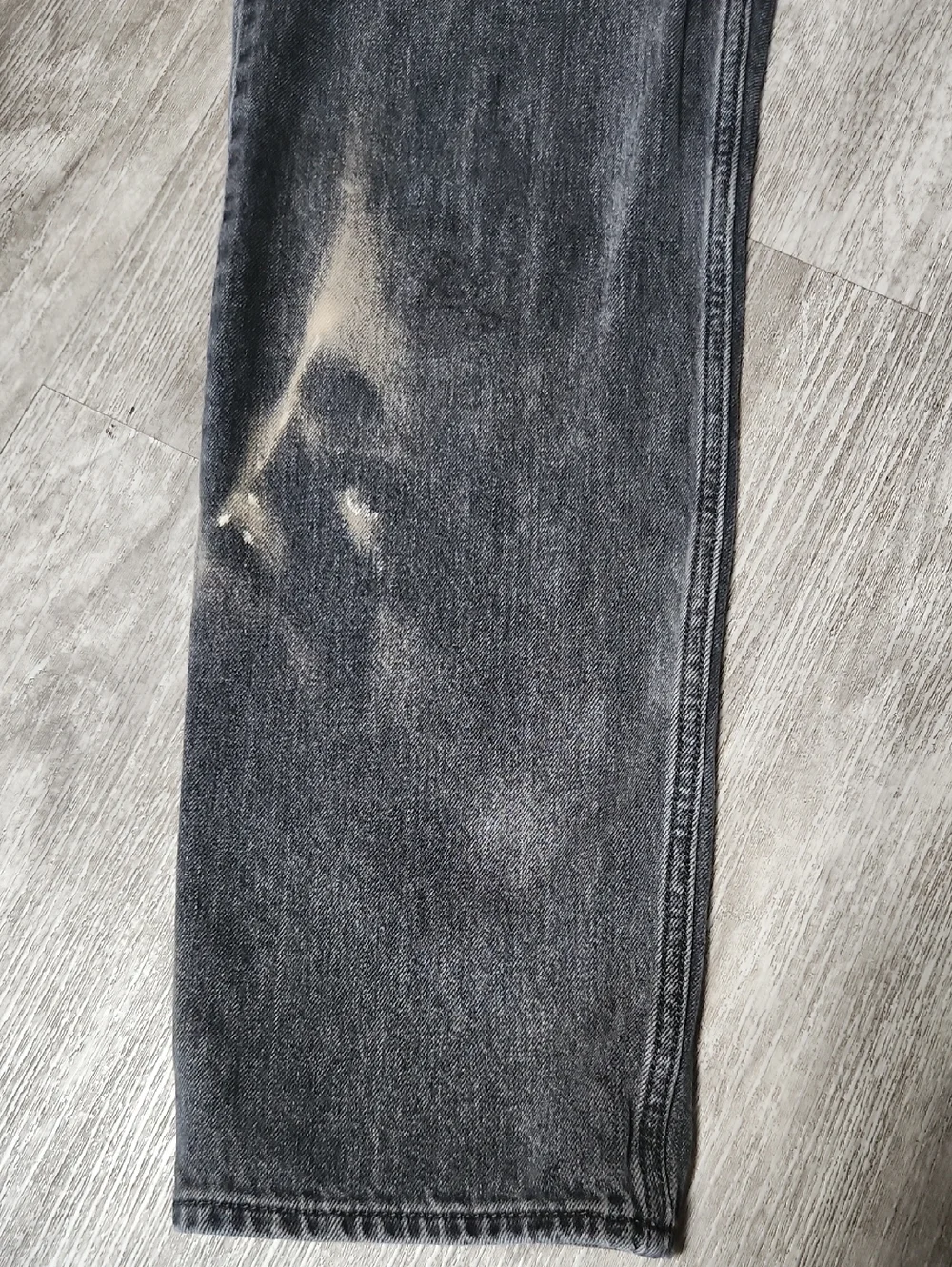 Vintage LEVI Dad Jeans High-Waist Black Distressed Jeans